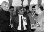 Mr. Arjun Singh, the then Union Minister of HRD, GOI & Prof. P.B. Sharma.